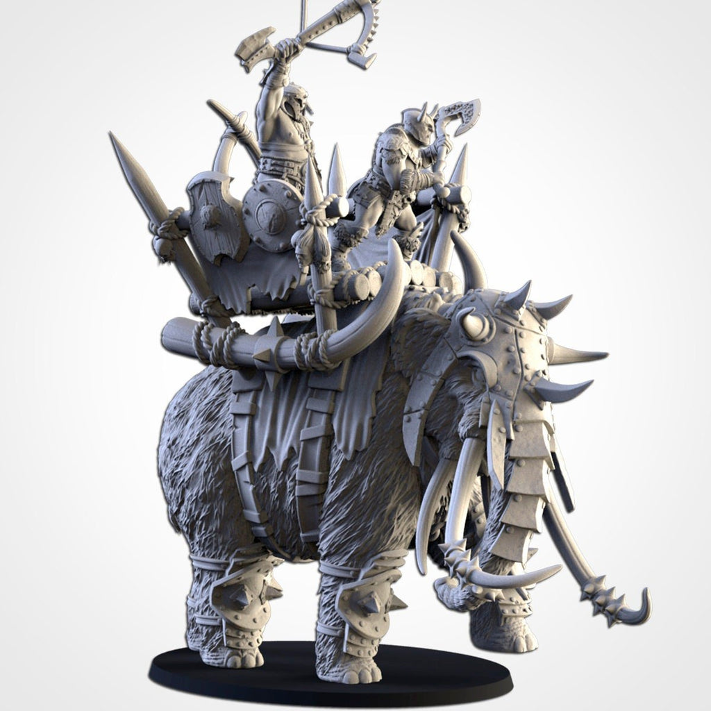 Ogres on Mammoth - Northern Ogres - Txarli Factory - Sigmarite Boutique