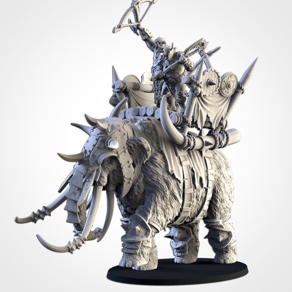 Ogres on Mammoth - Northern Ogres - Txarli Factory - Sigmarite Boutique