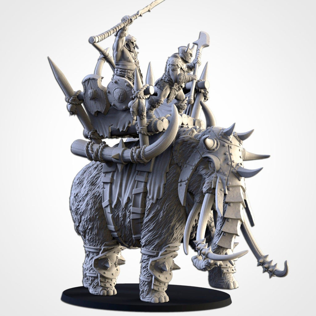 Ogres on Mammoth - Northern Ogres - Txarli Factory - Sigmarite Boutique