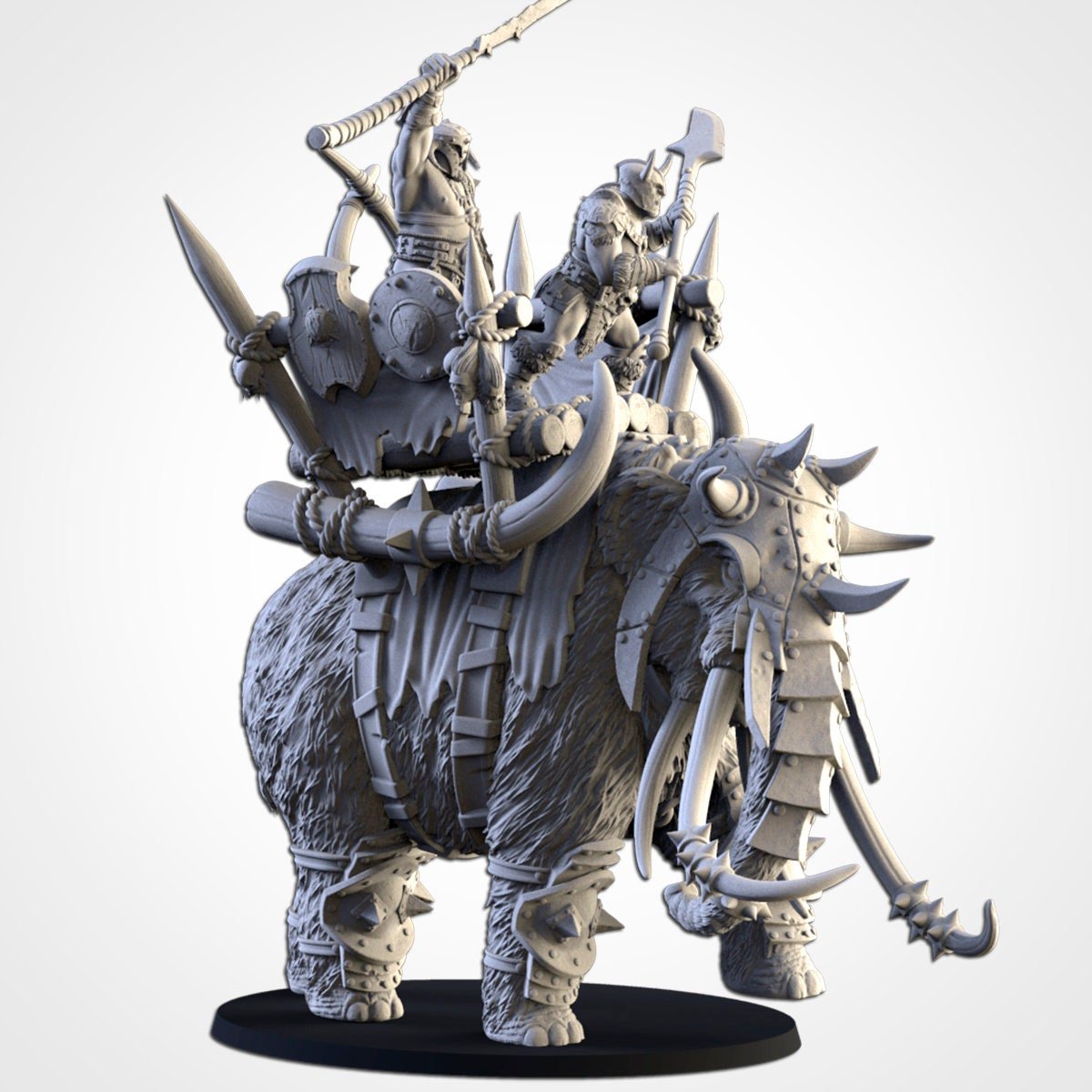 Ogres on Mammoth - Northern Ogres - Txarli Factory - Sigmarite Boutique