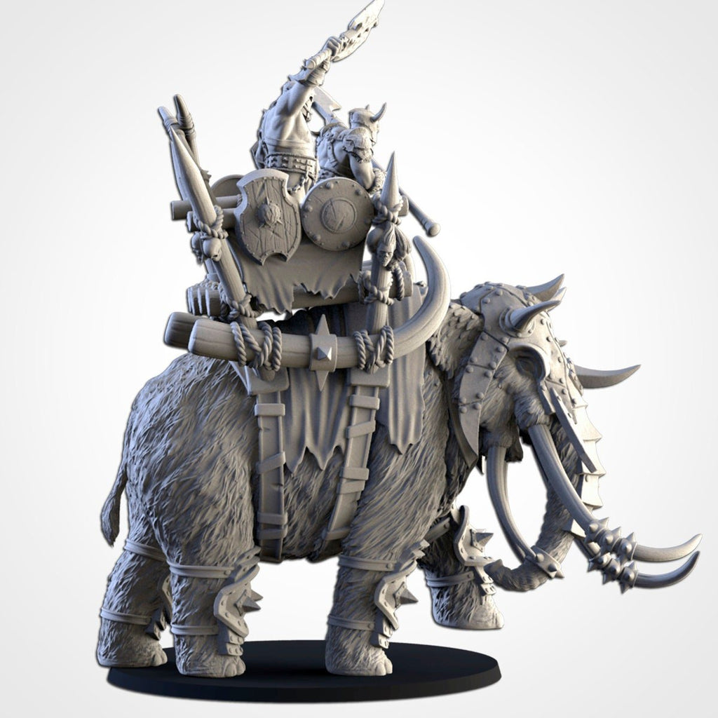 Ogres on Mammoth - Northern Ogres - Txarli Factory - Sigmarite Boutique