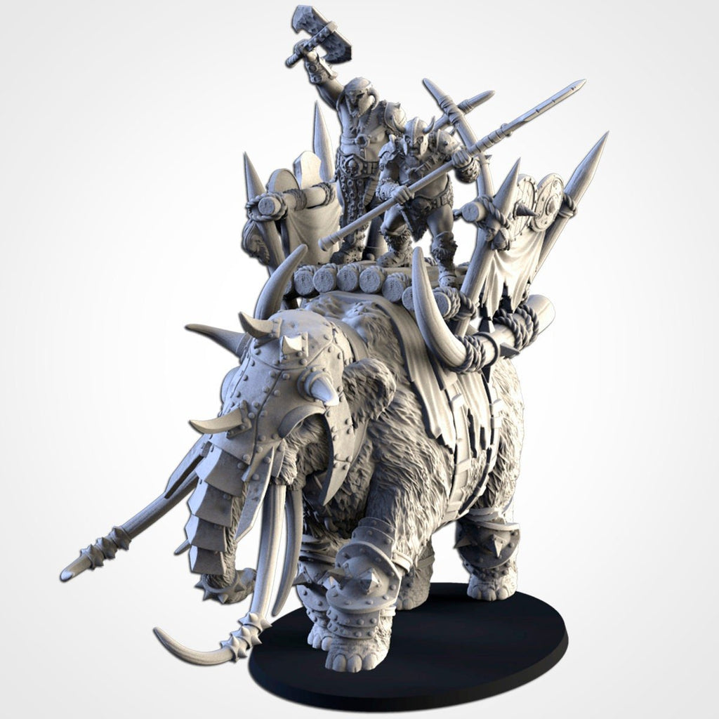 Ogres on Mammoth - Northern Ogres - Txarli Factory - Sigmarite Boutique