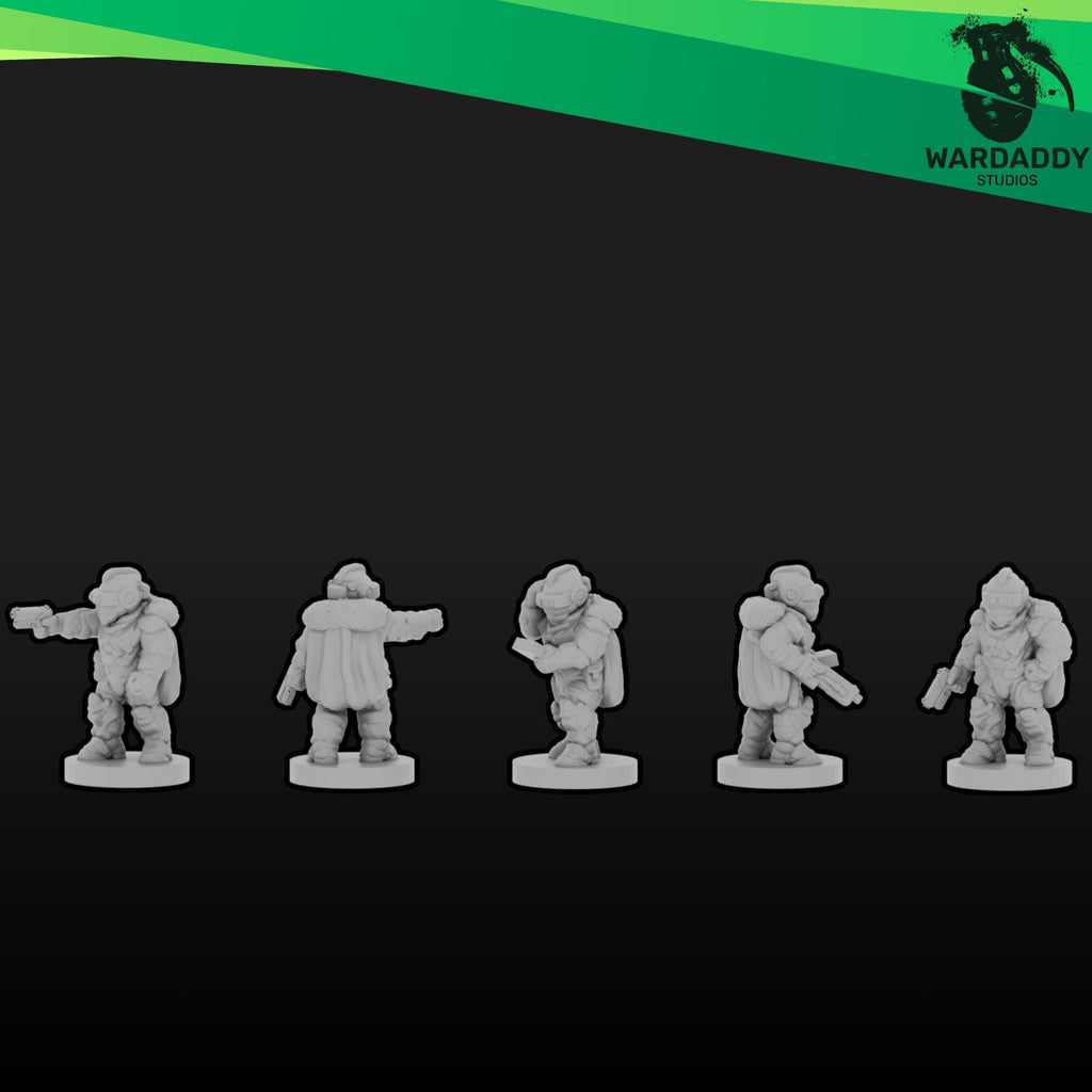 Orbital Marines Strike Team - 10mm Epic Scale Sci-Fi Army - Resin Infantry with Optional Multibases- Wardaddy Studios - Sigmarite Boutique