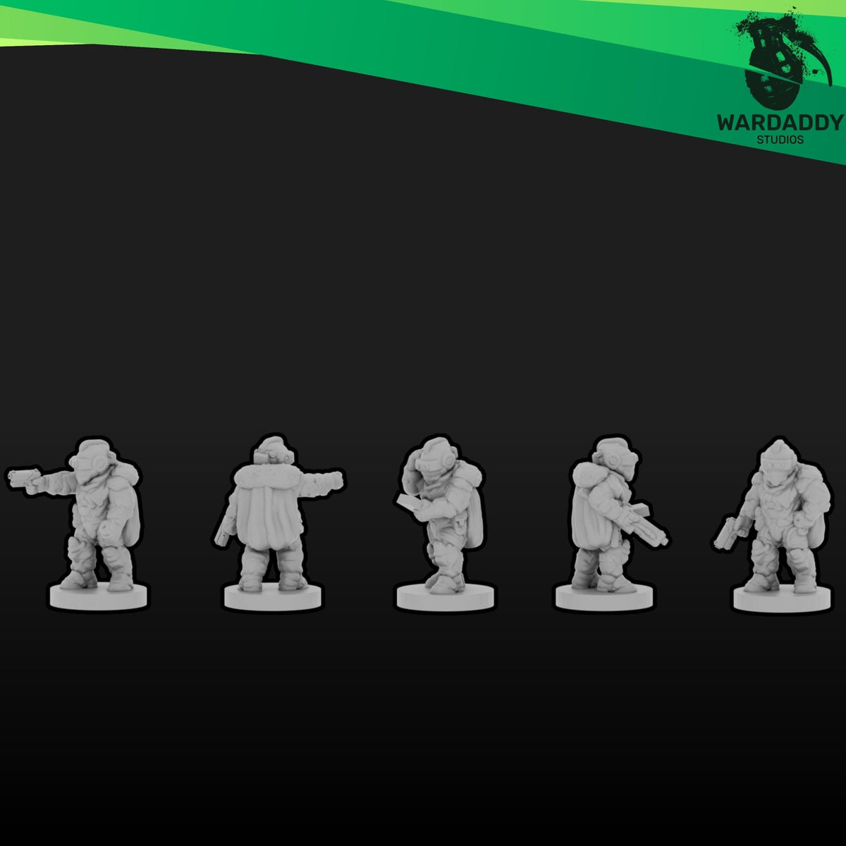 Orbital Marines Strike Team - 10mm Epic Scale Sci-Fi Army - Resin Infantry with Optional Multibases- Wardaddy Studios - Sigmarite Boutique