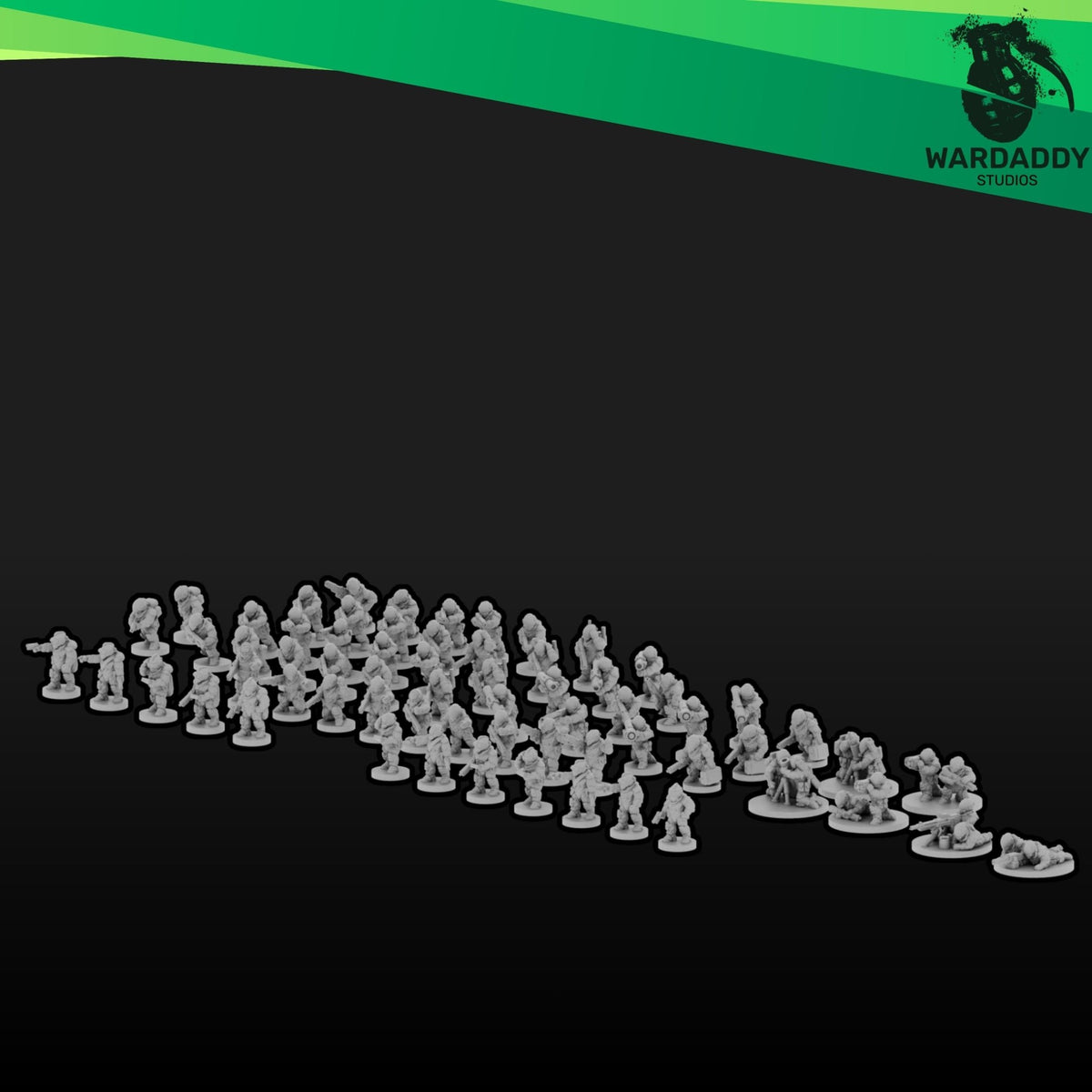 Orbital Marines Strike Team - 10mm Epic Scale Sci-Fi Army - Resin Infantry with Optional Multibases- Wardaddy Studios - Sigmarite Boutique