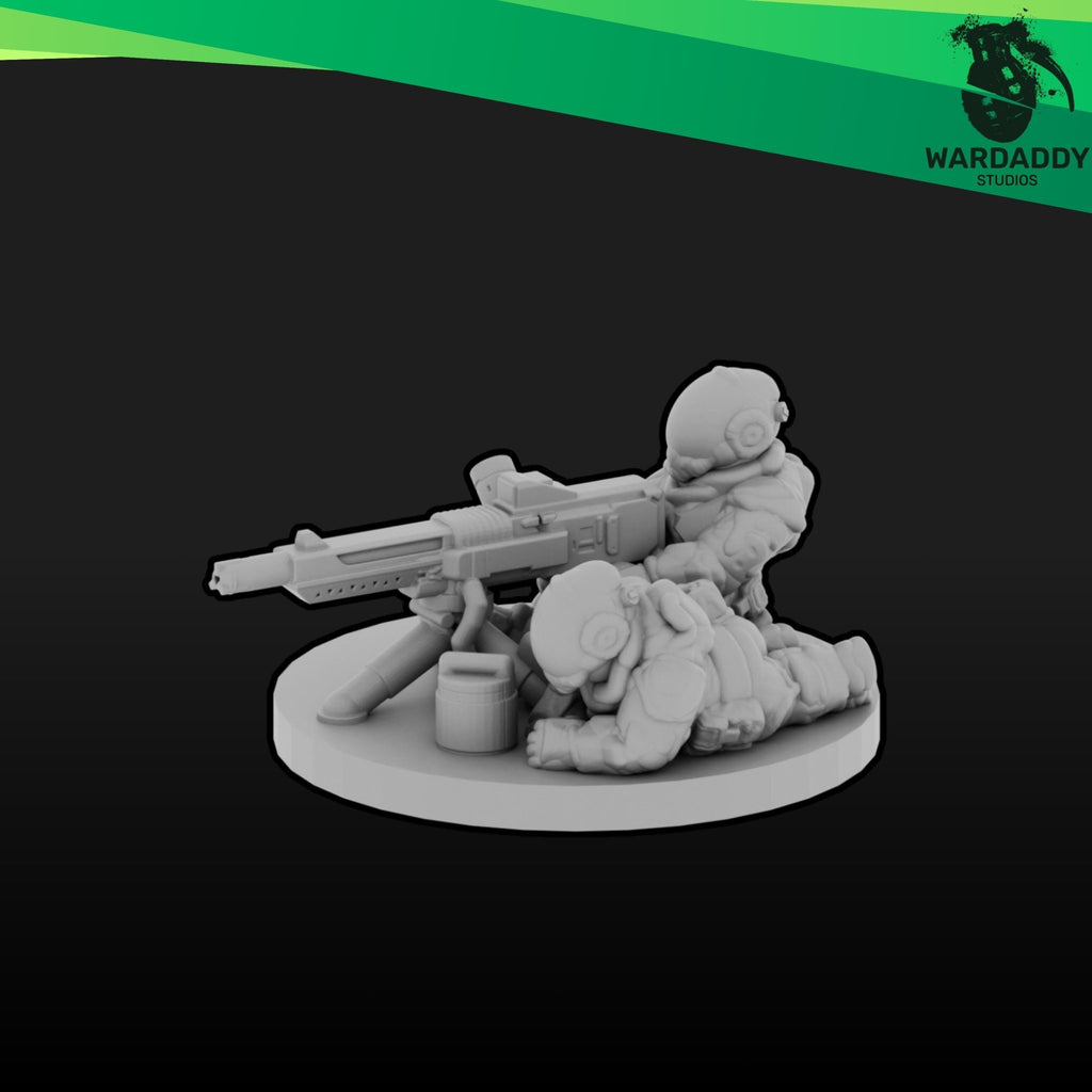 Orbital Marines Strike Team - 10mm Epic Scale Sci-Fi Army - Resin Infantry with Optional Multibases- Wardaddy Studios - Sigmarite Boutique