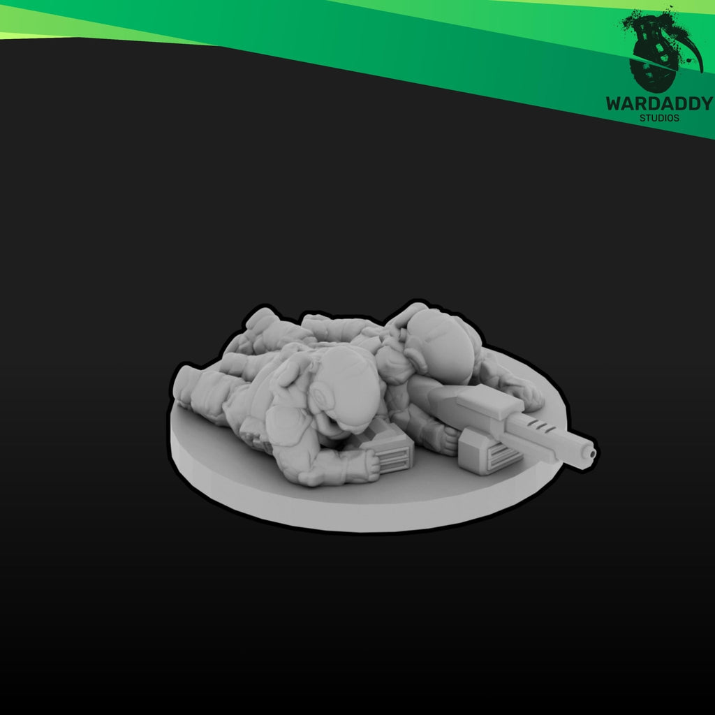 Orbital Marines Strike Team - 10mm Epic Scale Sci-Fi Army - Resin Infantry with Optional Multibases- Wardaddy Studios - Sigmarite Boutique