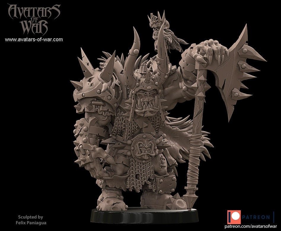 Orc Bosses - Avatars of War - Sigmarite Boutique