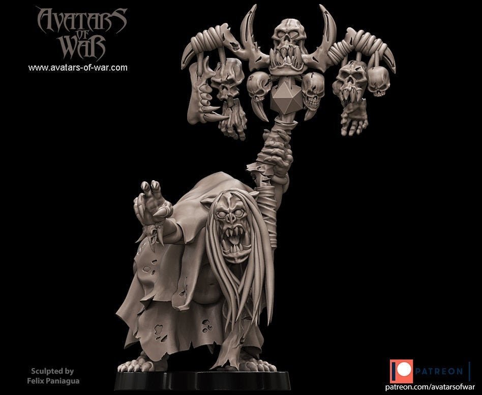 Orc Shamans - Avatars of War - Sigmarite Boutique