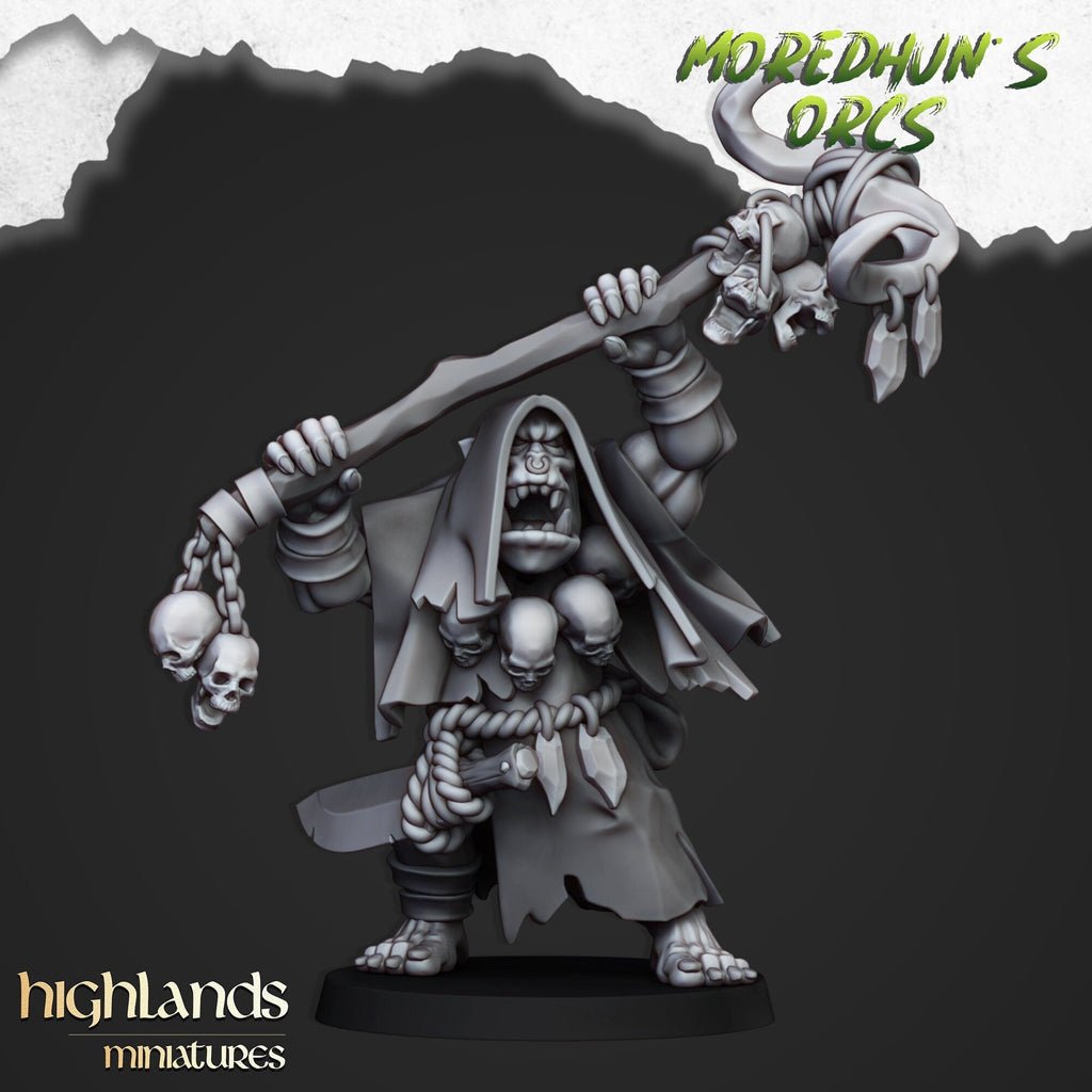 Orc Shamans - Moredhun's Orcs - Highlands Miniatures - Sigmarite Boutique