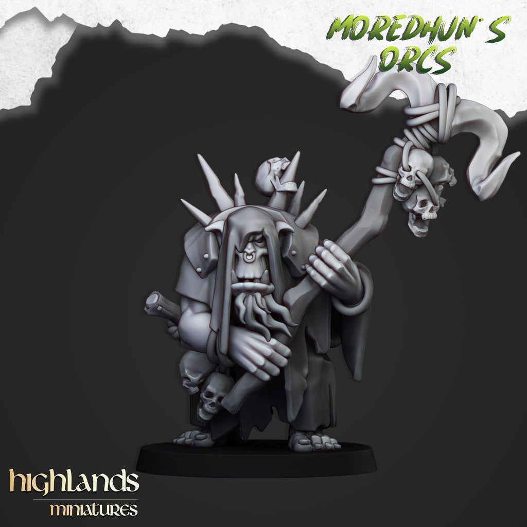 Orc Shamans - Moredhun's Orcs - Highlands Miniatures - Sigmarite Boutique
