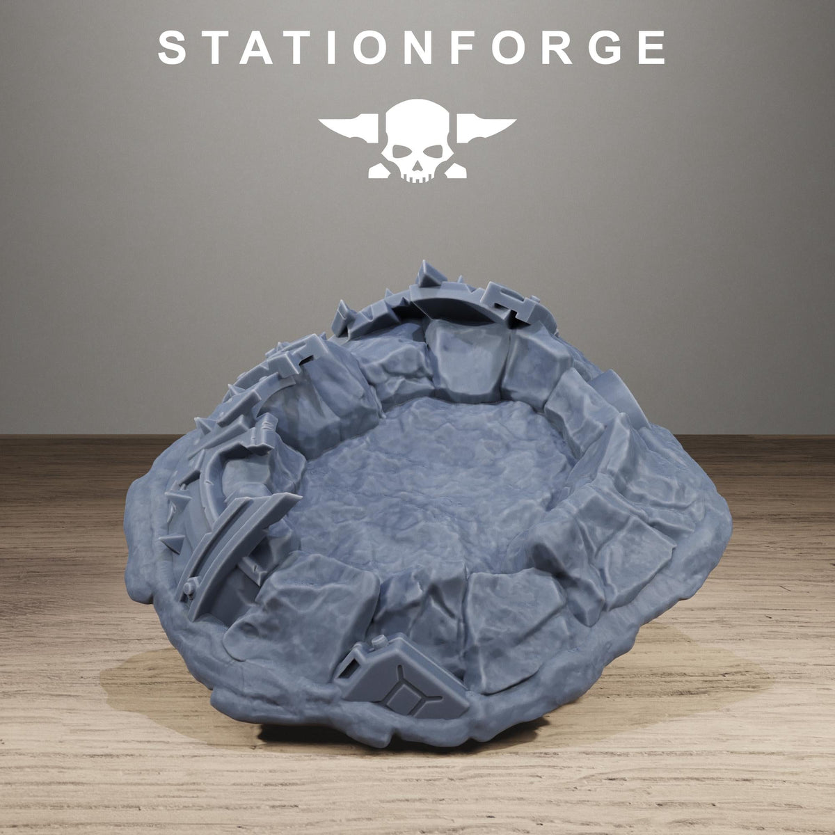 Orkaz Battle Bus - Resin Wrecked Vehicle Terrain for Sci-Fi Wargaming - StationForge - Sigmarite Boutique