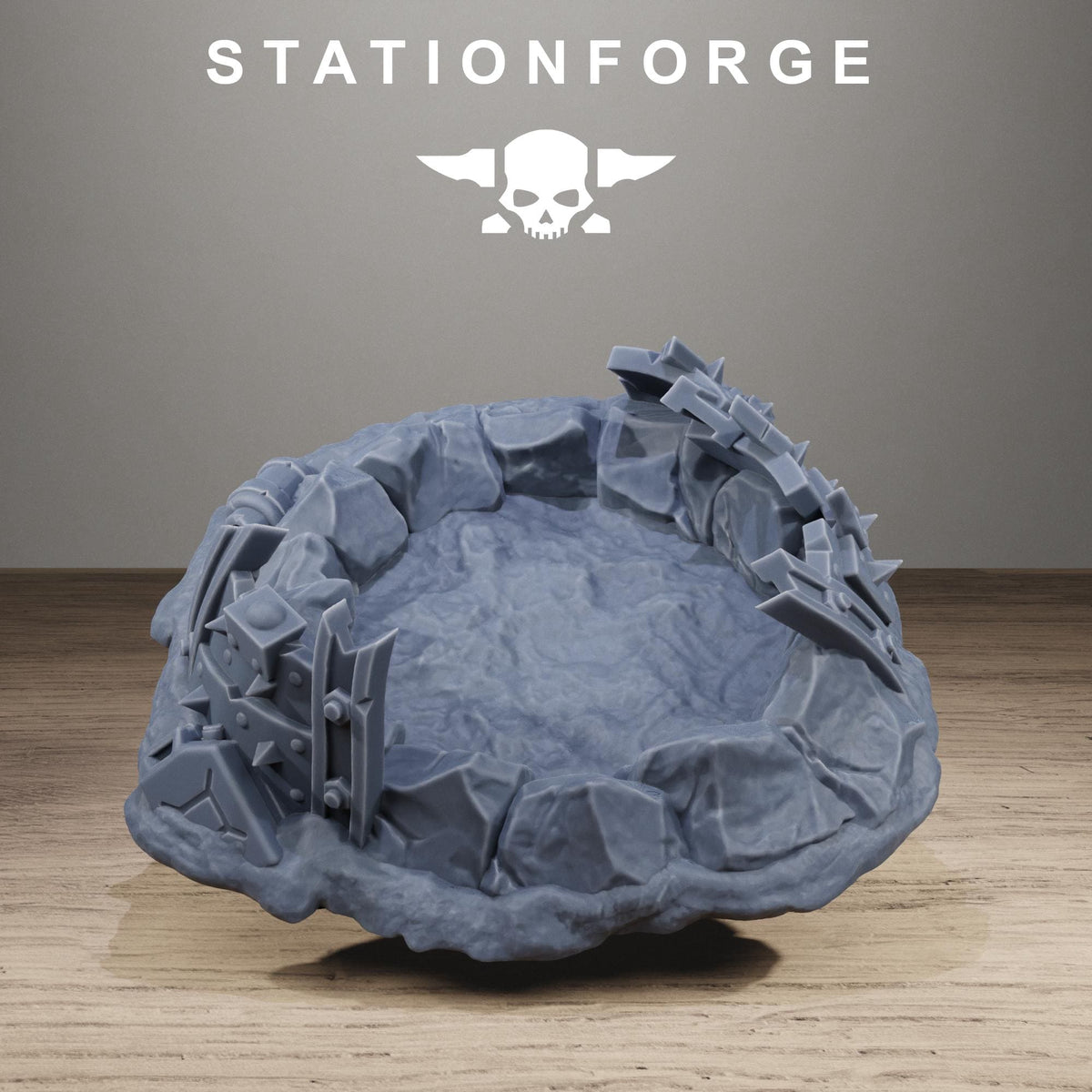 Orkaz Battle Bus - Resin Wrecked Vehicle Terrain for Sci-Fi Wargaming - StationForge - Sigmarite Boutique