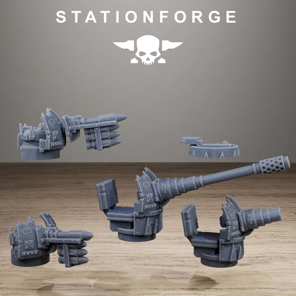 Orkaz Battle Bus - Resin Wrecked Vehicle Terrain for Sci-Fi Wargaming - StationForge - Sigmarite Boutique