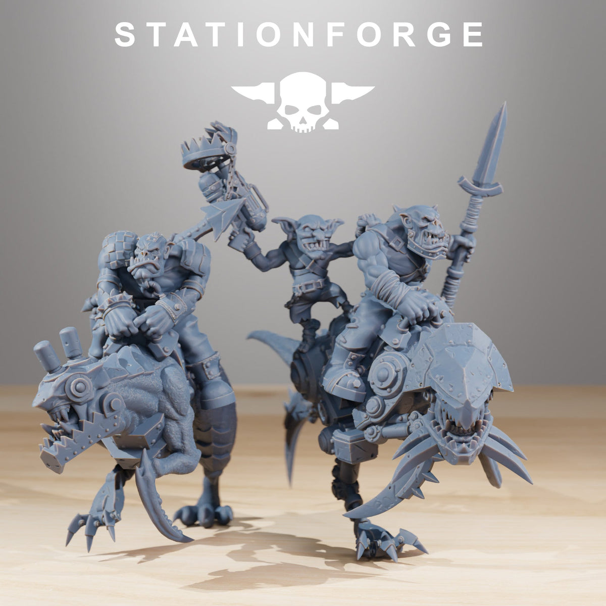 Orkaz Beast Riders - StationForge - Sigmarite Boutique