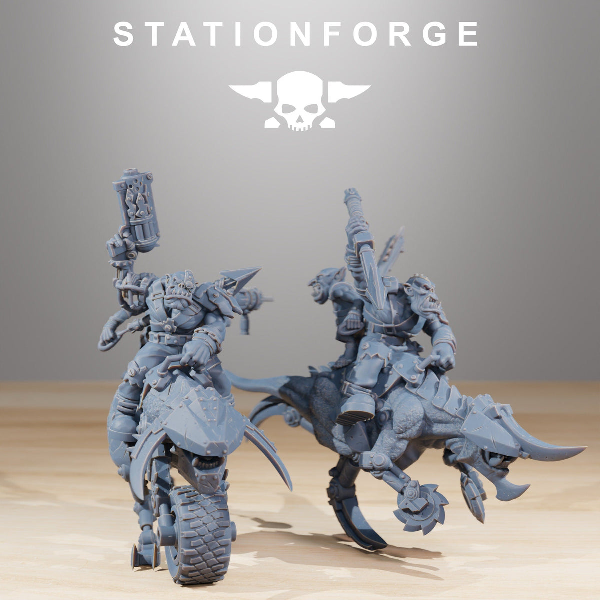 Orkaz Beast Riders - StationForge - Sigmarite Boutique