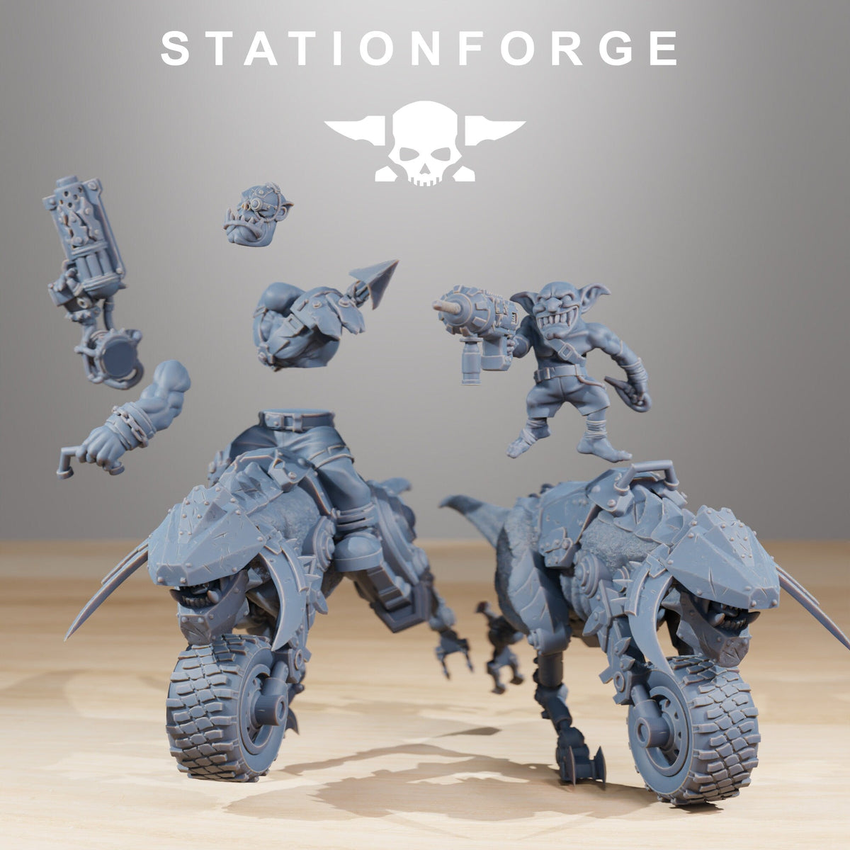 Orkaz Beast Riders - StationForge - Sigmarite Boutique