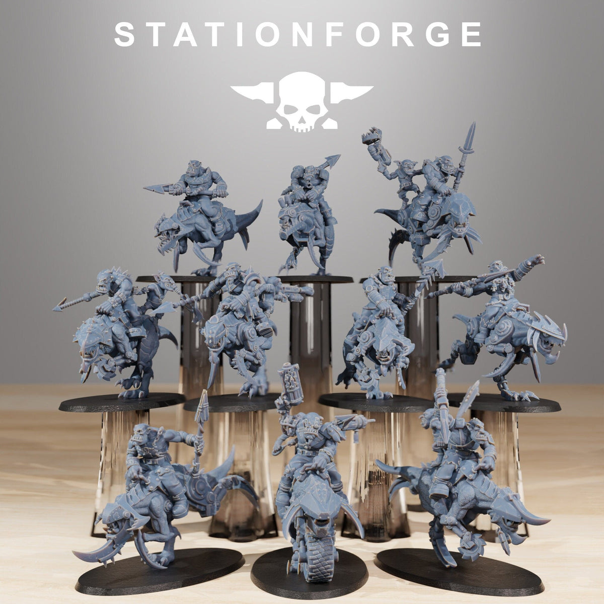 Orkaz Beast Riders - StationForge - Sigmarite Boutique