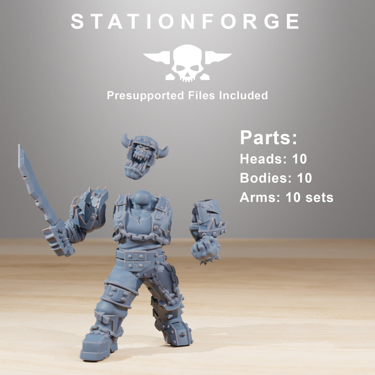 Orkaz Berserkers - StationForge - Sigmarite Boutique