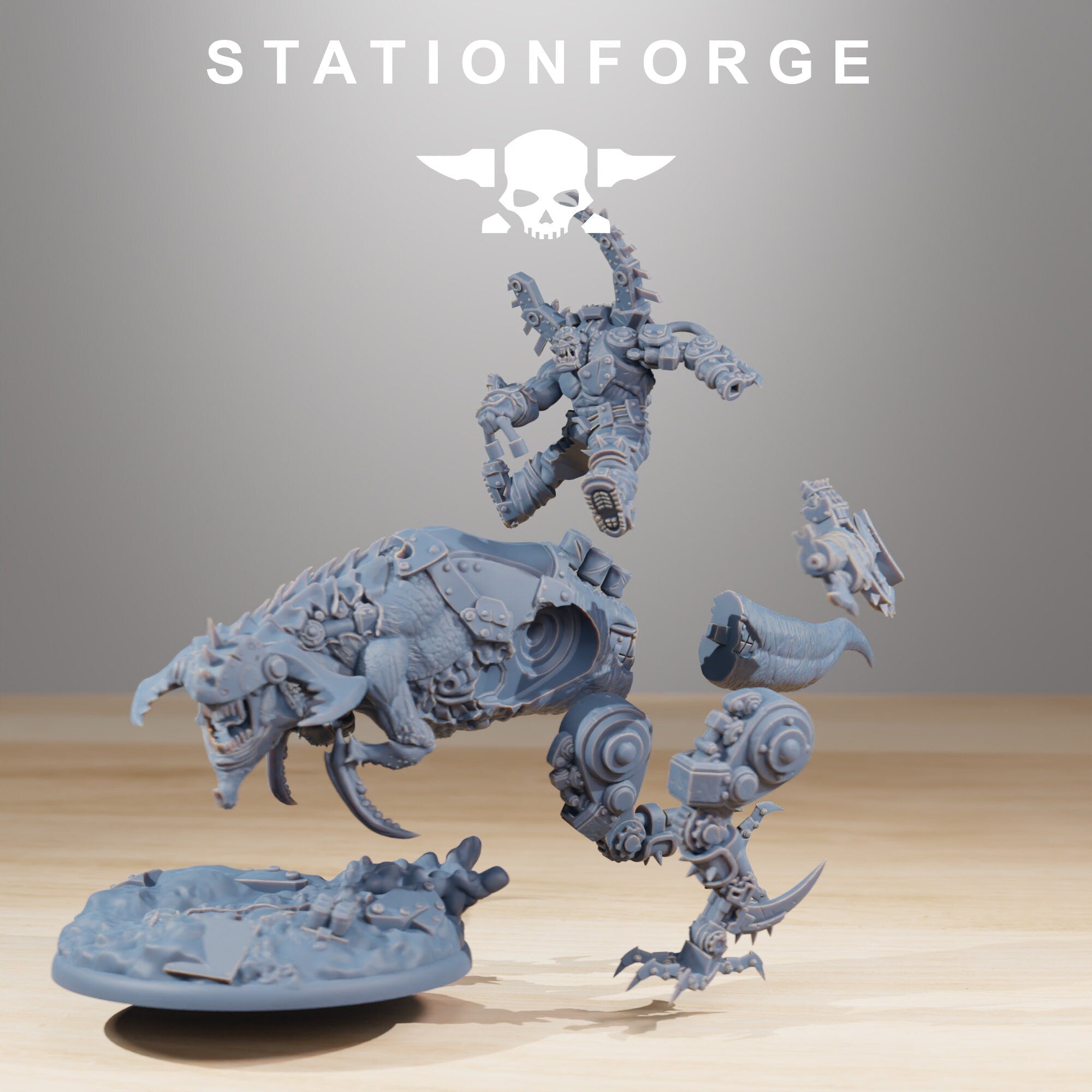 Orkaz Boss Rider - StationForge - Sigmarite Boutique