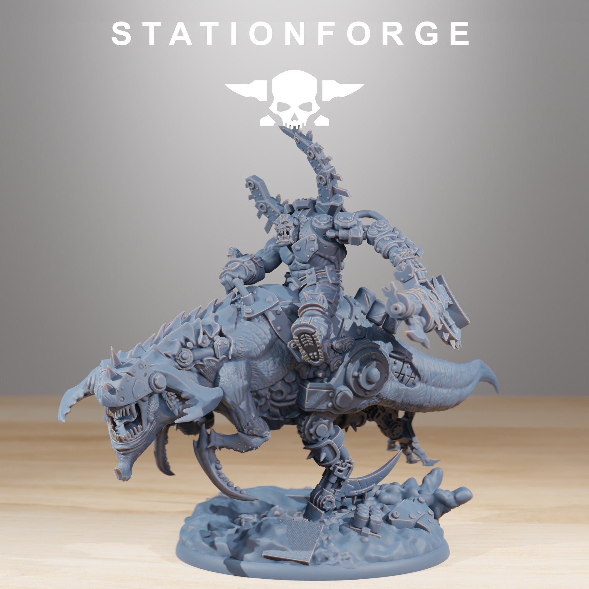 Orkaz Boss Rider - StationForge - Sigmarite Boutique