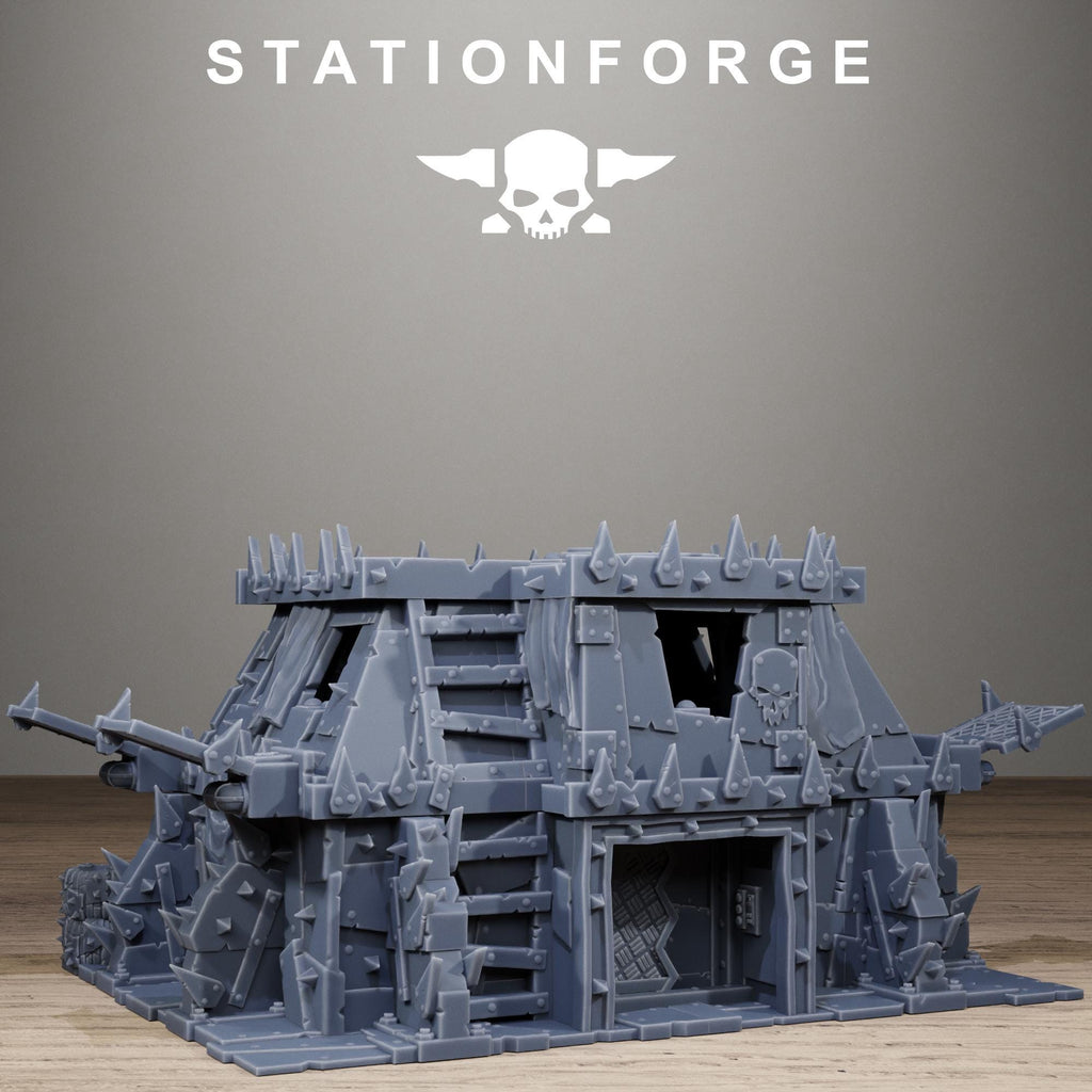 Orkaz Bunker Resin Terrain for Sci-Fi Wargaming - StationForge - Sigmarite Boutique