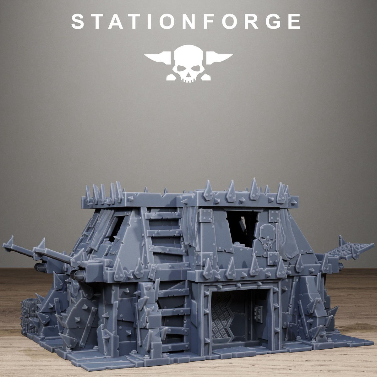 Orkaz Bunker Resin Terrain for Sci-Fi Wargaming - StationForge - Sigmarite Boutique