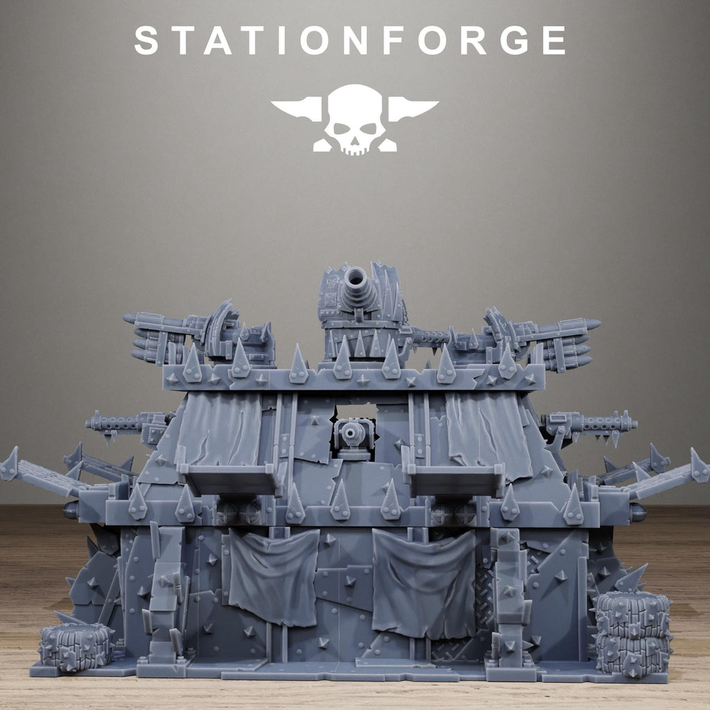 Orkaz Bunker Resin Terrain for Sci-Fi Wargaming - StationForge - Sigmarite Boutique