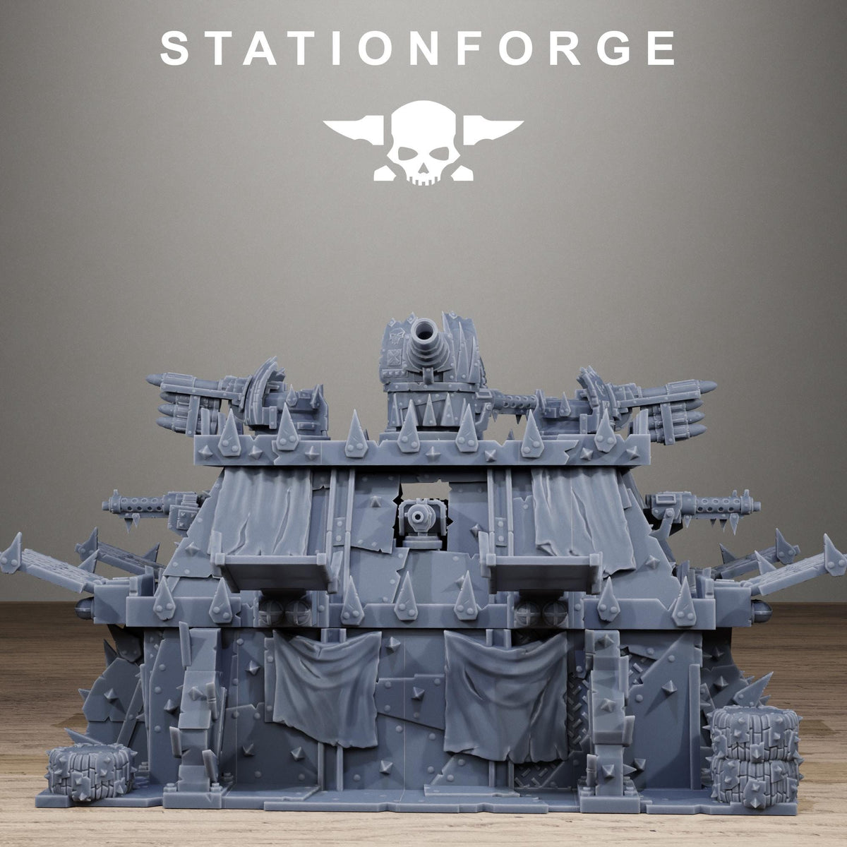 Orkaz Bunker Resin Terrain for Sci-Fi Wargaming - StationForge - Sigmarite Boutique