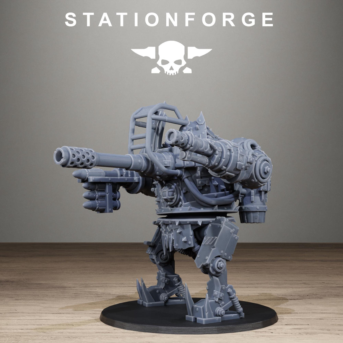 Orkaz Chicken Walker - Sci-Fi Resin Ork Walker Miniature - StationForge - Sigmarite Boutique