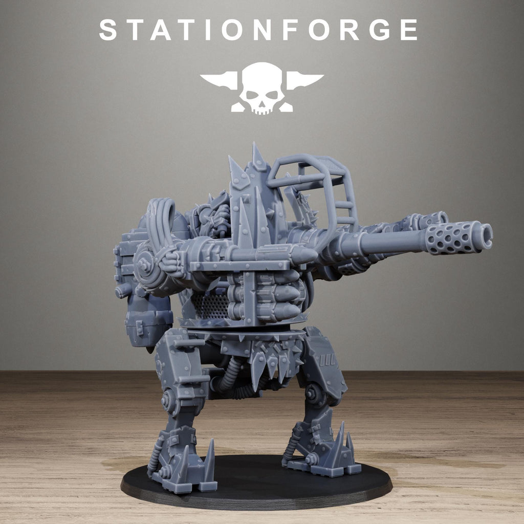 Orkaz Chicken Walker - Sci-Fi Resin Ork Walker Miniature - StationForge - Sigmarite Boutique