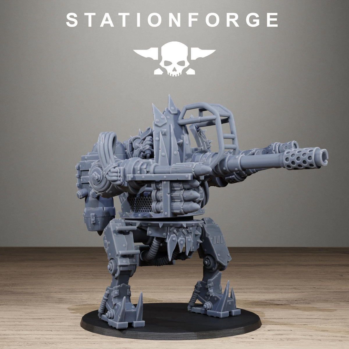 Orkaz Chicken Walker - Sci-Fi Resin Ork Walker Miniature - StationForge - Sigmarite Boutique