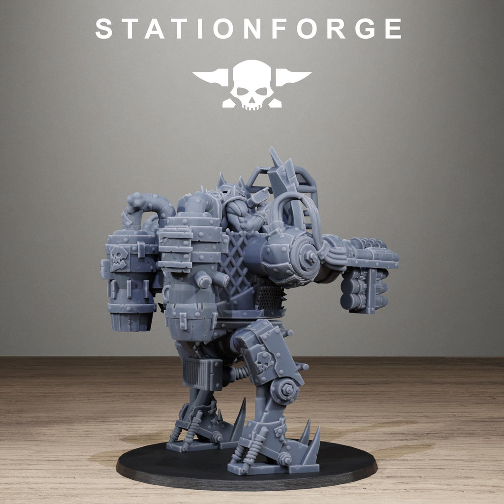 Orkaz Chicken Walker - Sci-Fi Resin Ork Walker Miniature - StationForge - Sigmarite Boutique