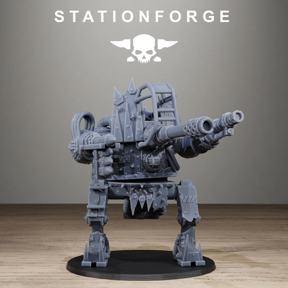 Orkaz Chicken Walker - Sci-Fi Resin Ork Walker Miniature - StationForge - Sigmarite Boutique