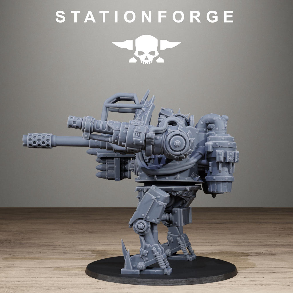 Orkaz Chicken Walker - Sci-Fi Resin Ork Walker Miniature - StationForge - Sigmarite Boutique
