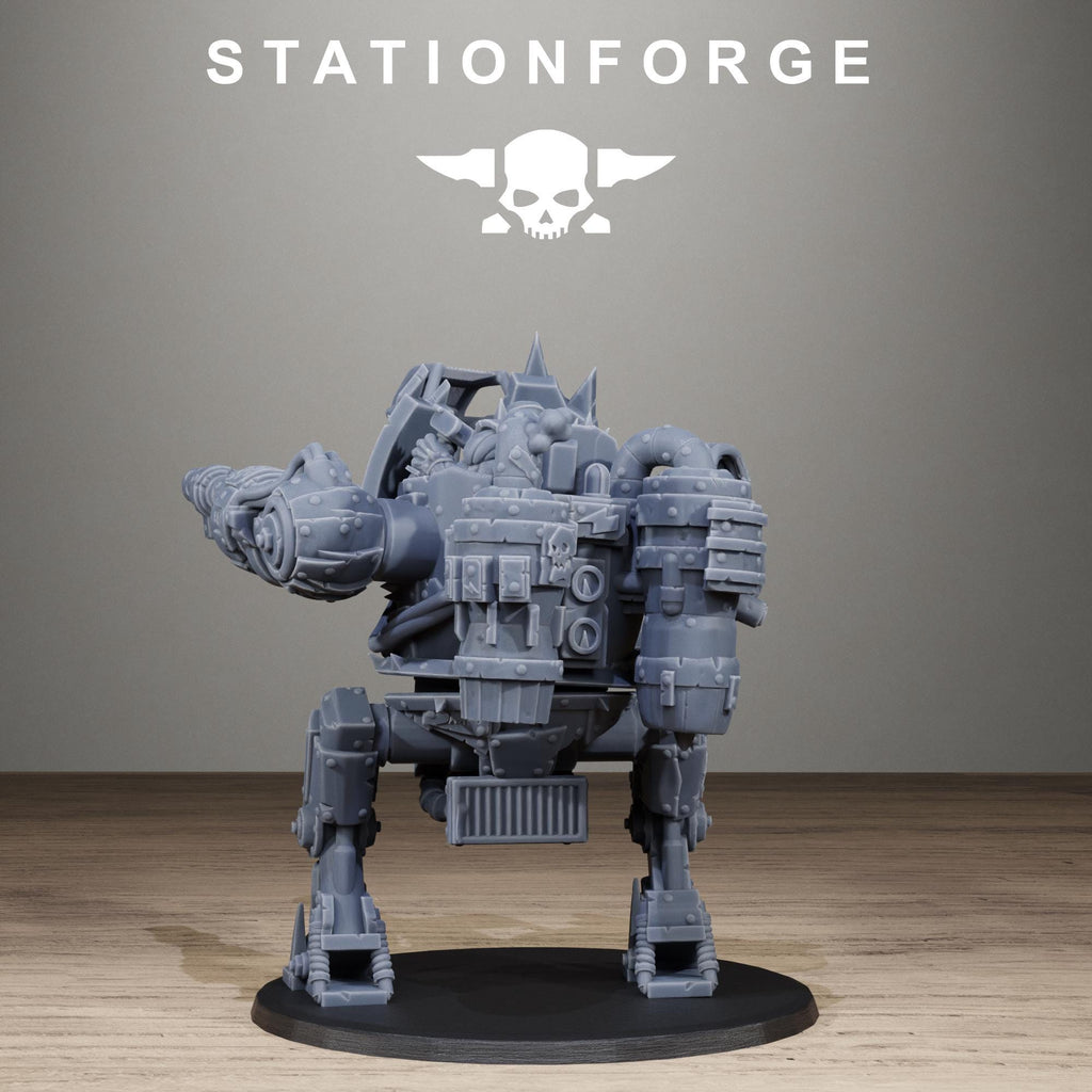 Orkaz Chicken Walker - Sci-Fi Resin Ork Walker Miniature - StationForge - Sigmarite Boutique