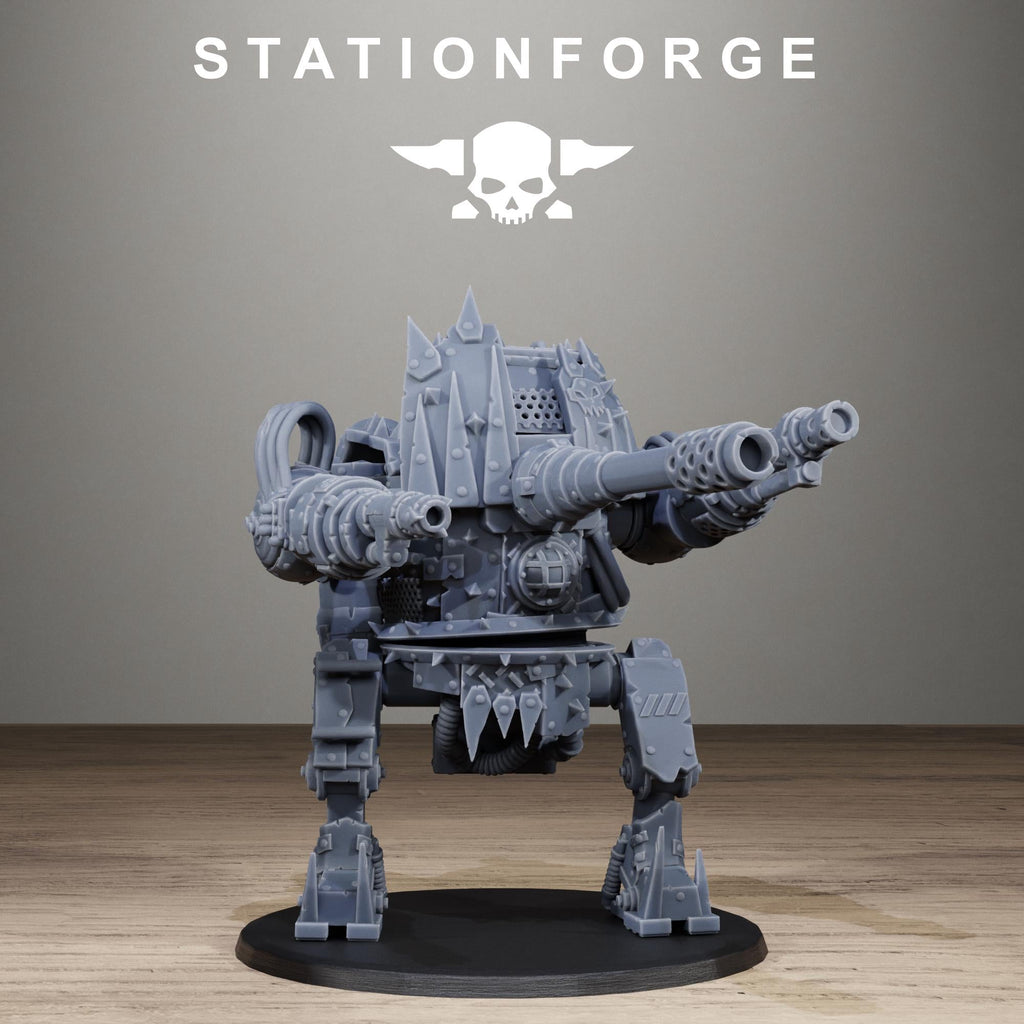 Orkaz Chicken Walker - Sci-Fi Resin Ork Walker Miniature - StationForge - Sigmarite Boutique