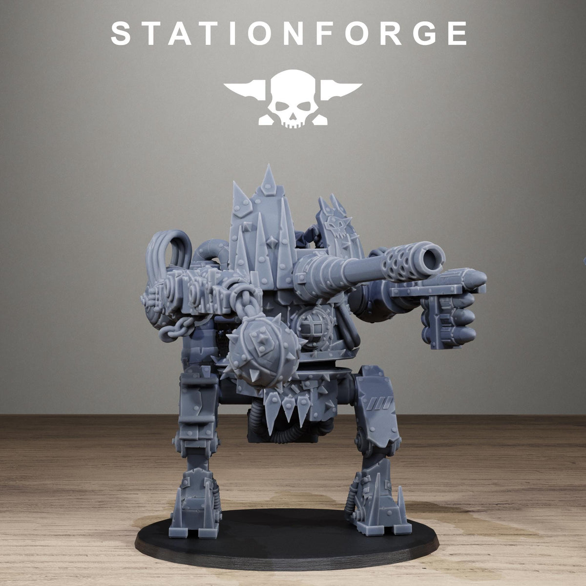 Orkaz Chicken Walker - Sci-Fi Resin Ork Walker Miniature - StationForge - Sigmarite Boutique