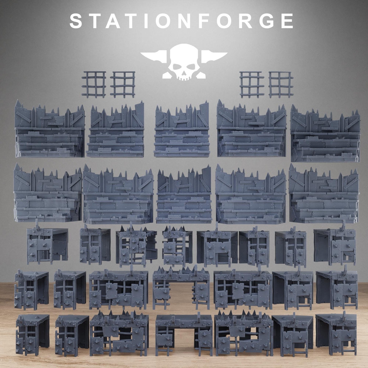 Orkaz Colosseum - Modular Resin Arena Terrain for Sci-Fi Wargaming - StationForge - Sigmarite Boutique