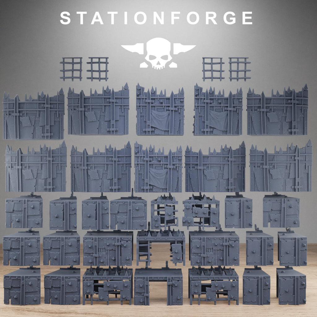 Orkaz Colosseum - Modular Resin Arena Terrain for Sci-Fi Wargaming - StationForge - Sigmarite Boutique