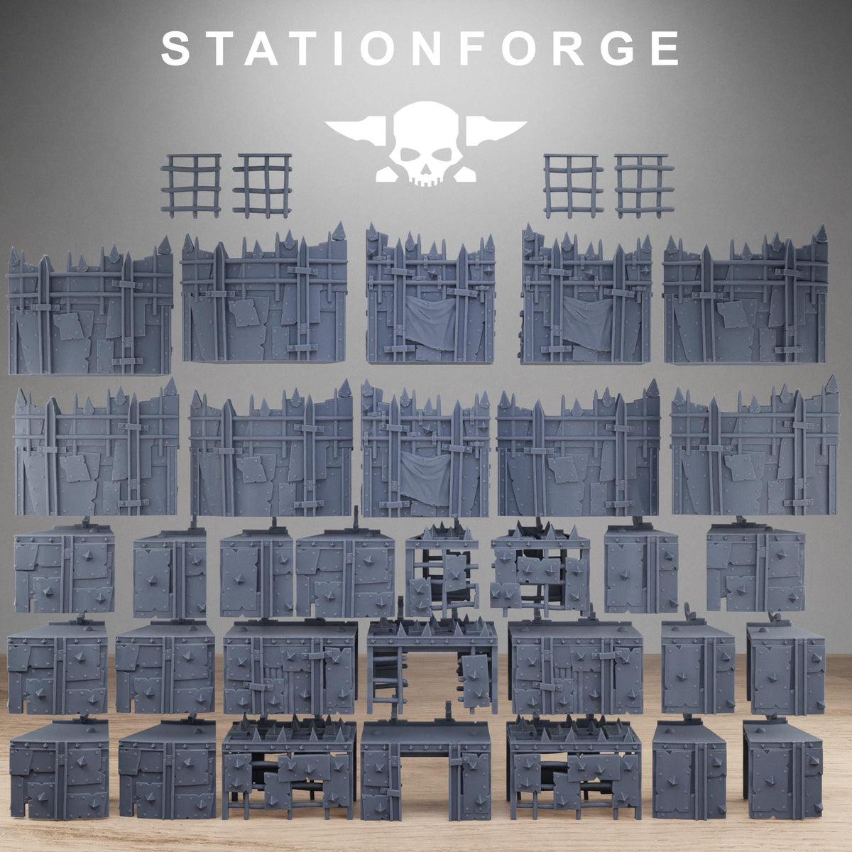 Orkaz Colosseum - Modular Resin Arena Terrain for Sci-Fi Wargaming - StationForge - Sigmarite Boutique