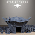 Orkaz Farm - Alien Crop Farm and Modular Fencing Resin Terrain for Sci-Fi Wargaming - StationForge - Sigmarite Boutique
