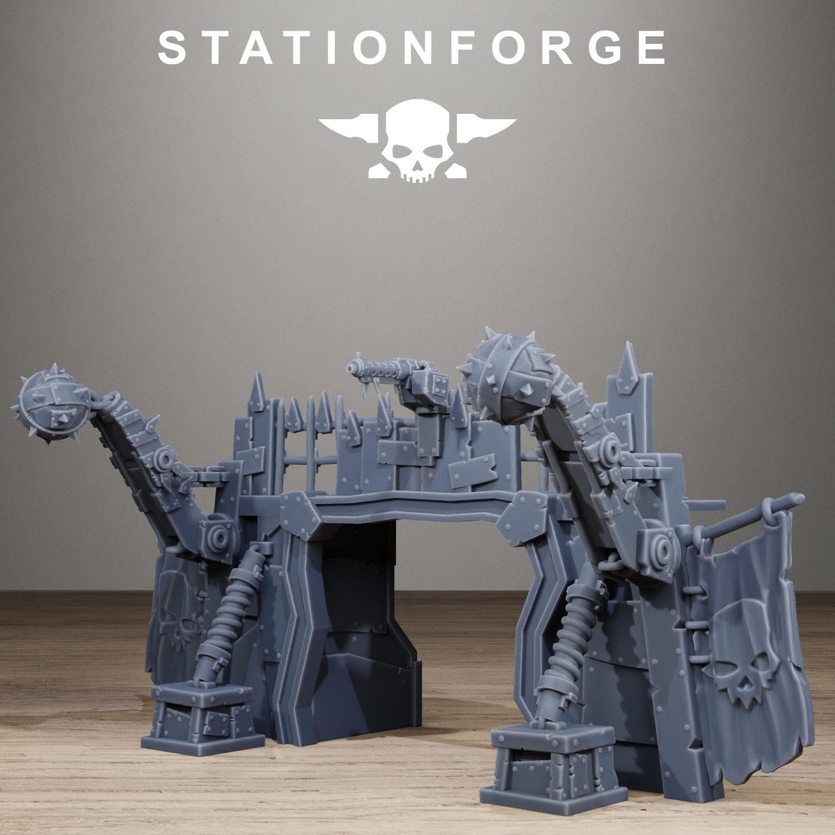 Orkaz Gate Resin Terrain for Sci-Fi Wargaming - StationForge - Sigmarite Boutique