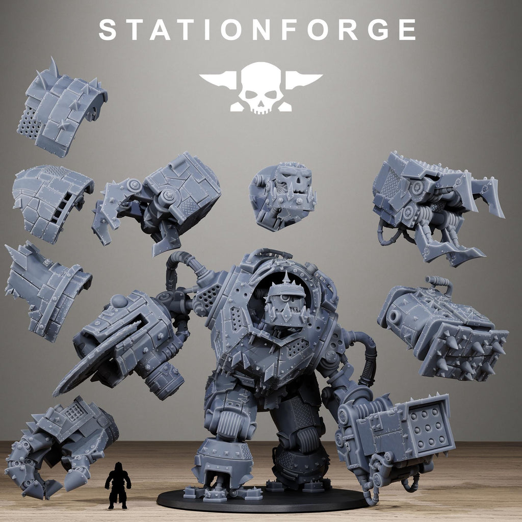 Orkaz Giant Massive Resin Walker for Sci Fi Wargaming & Tabletop Gaming - StationForge - Sigmarite Boutique