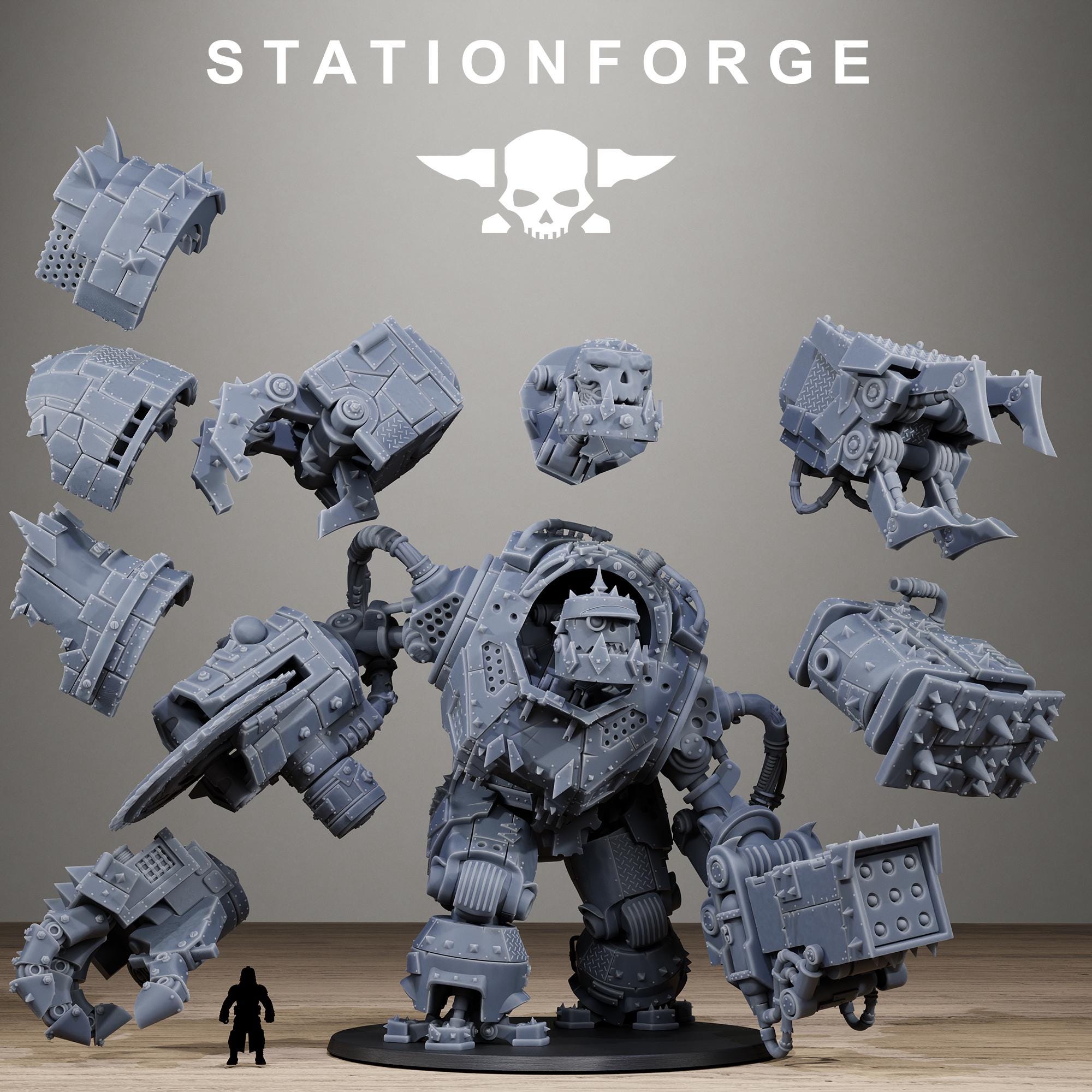 Orkaz Giant Massive Resin Walker for Sci Fi Wargaming & Tabletop Gaming - StationForge - Sigmarite Boutique