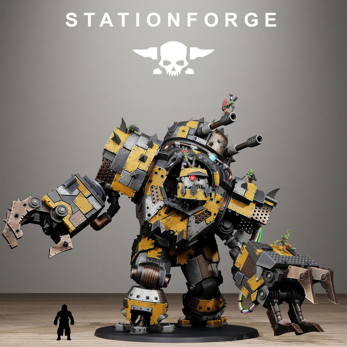 Orkaz Giant Massive Resin Walker for Sci Fi Wargaming & Tabletop Gaming - StationForge - Sigmarite Boutique