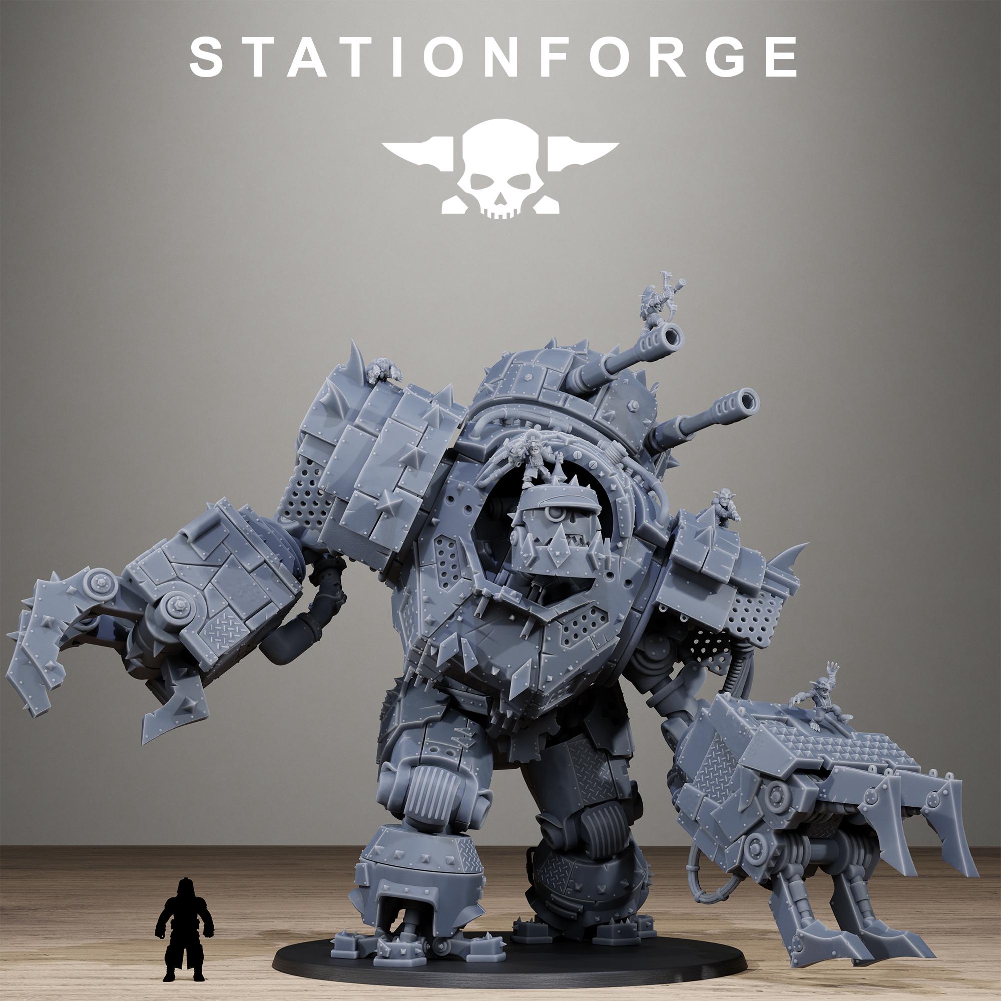 Orkaz Giant Massive Resin Walker for Sci Fi Wargaming & Tabletop Gaming - StationForge - Sigmarite Boutique