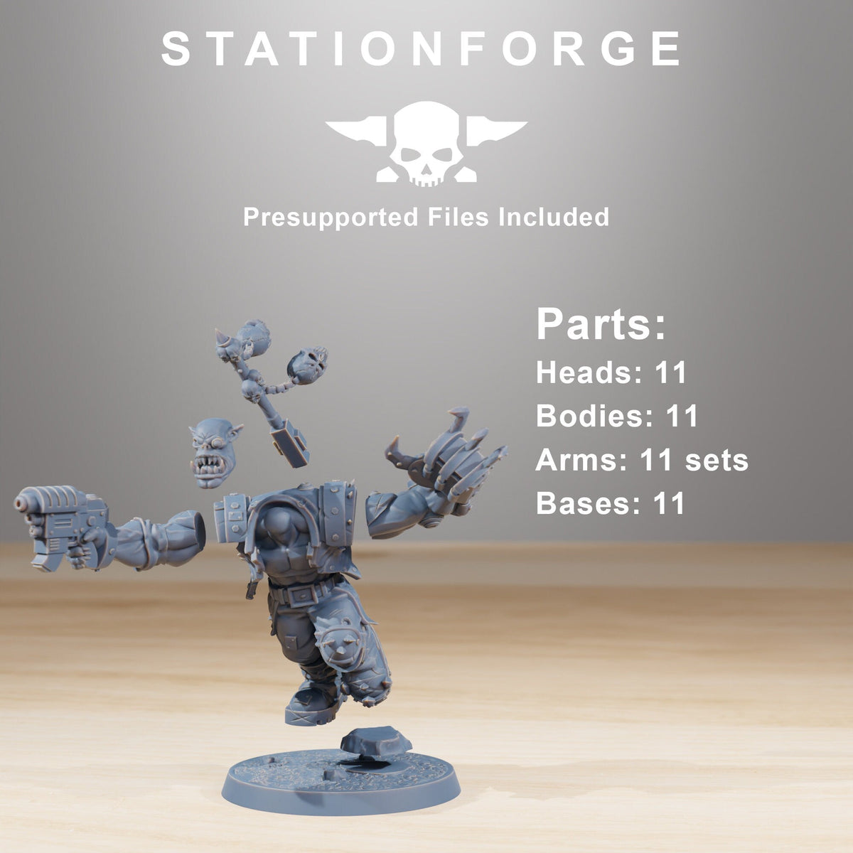 Orkaz Infantry - StationForge - Sigmarite Boutique