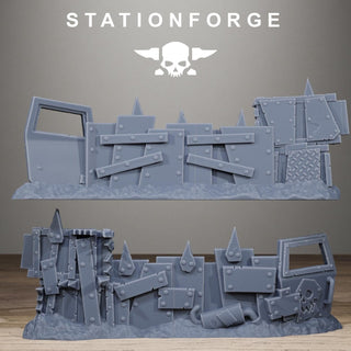Orkaz Junkyard Terrain Scrap Yard Scatter Terrain & Industrial Scenery - StationForge - Sigmarite Boutique