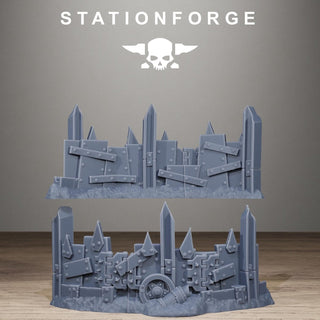 Orkaz Junkyard Terrain Scrap Yard Scatter Terrain & Industrial Scenery - StationForge - Sigmarite Boutique